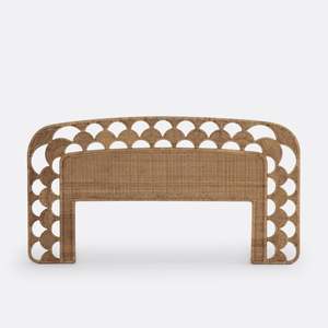 แผ่นรองหัวทำมือทำจากผ้าทอธรรมชาติสำหรับตกแต่งห้องนอนหรูหรา - Product Image 1