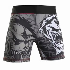 Pantalones cortos de agarre No Gi MMA y BJJ para hombre, ropa de entrenamiento personalizada de buena calidad, secado rápido y transpirable - Product Image 2