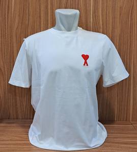 Camiseta de alta calidad 100% algodón color personalizado para hombres camiseta de ajuste regular Stock ropa a granel camiseta - Product Image 6