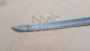 DAMASCO HECHO A MANO D POMMEL MANGO DE MADERA ROSA ESPADA VIKINGA - Product Image 4