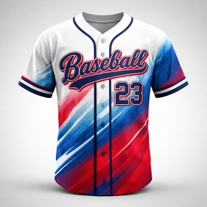 Uniformes Deportivos de Béisbol Sublimados Impresos de Alta Calidad al por Mayor, 100% Poliéster, Secado Rápido y Transpirable - Product Image 3