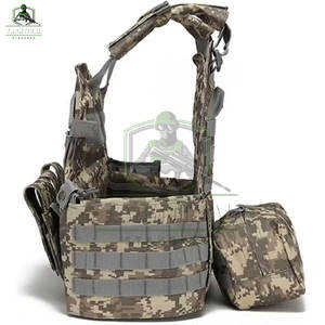 Gilet tactique réfléchissant en nylon/polyester sur mesure, qualité supérieure, léger pour homme - Product Image 3