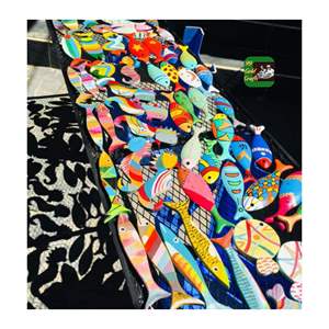 Escultura Tradicional Vietnamita de Pez de Madera Tallada a Mano para Regalo de Feng Shui, Decoración Náutica y Obra de Arte Coleccionable - Product Image 4