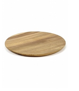 Bandeja de plato de Pizza de madera multifuncional segura 100%, tablero de café Natural de tamaño personalizado para oficina, cocina, 20 piezas, planta de patrón MOQ - Product Image 3