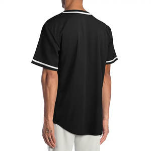 Maillots de baseball unis personnalisés, respirants, pour hommes, en vente en ligne - Product Image 3