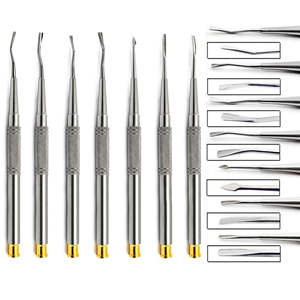 Instrumentos Quirúrgicos para el Ombligo, Elevadores Dentales, Instrumentos de Luxación Dentales Serrados PDL, Juego de Implantes Dentales, Instrumentos Quirúrgicos - Product Image 6