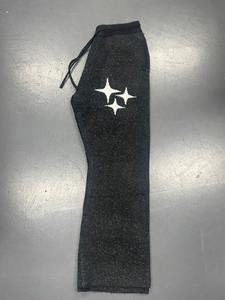 Custom Knitted Fuzzy Mohair Flare Pants for <b>Men</b> Mohair Clothing Manufacturer Blend Knit Soft Touch Mohair <b>Flared</b> Sweatpants - Product Image 2