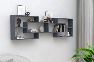 Karo การออกแบบที่ทันสมัย18มม. chipboard อเนกประสงค์ชั้นวางของแอนทราไซต์ถอดชิ้นส่วนตัวเลือกสามสีสำหรับห้องนอน - Product Image 3