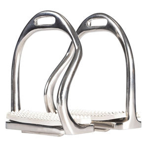 Estribos de Equitación de Acero Inoxidable Duradero con Reposapiés de Goma, Accesorios para Sillas de Montar, Colores y Tamaños Personalizados al por Mayor - Product Image 1