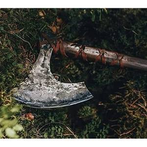 ขวานเหล็กคาร์บอนพร้อมด้ามจับไม้ขวานตั้งแคมป์ - Product Image 4