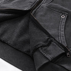 2025 New Winter Wholesale Fleece Fabric 100% Cotton DTF Print <b>Hoodies</b> <b>Men</b> Custom Solid Color Breathable Unisex - Product Image 6