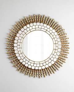 ขายร้อน leasinder แผงกระจกอะคริลิครูปร่างที่กำหนดเองตกแต่งในร่มดอกไม้รูปศิลปะผนังสำหรับขายสุดหรูสไตล์ - Product Image 3