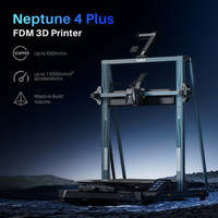 Impresora 3D FDM Neptune 4 Plus con Extrusor Doble, Plataforma Caliente de Vidrio Templado, Volumen de Construcción de 320x320x385mm, Funciones DIY, para Laboratorio Dental