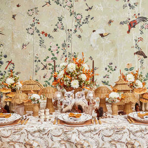 Ornement unique en forme de champignon en rotin naturel écologique de qualité supérieure pour la décoration intérieure et la décoration de mariage - Product Image 6