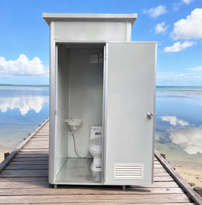 热卖单双便携式浴室钢现代户外预制移动卫生间淋浴房 - Product Image 1