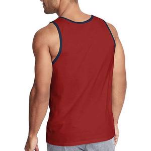Ordene a granel ropa de hombre de talla grande camisetas sin mangas ropa informal elegante transpirable de secado rápido camisetas sin mangas de algodón y poliéster - Product Image 2