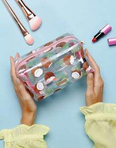 Bolsa de cosméticos de poliéster de alta calidad con cierre de cremallera, logotipo personalizado, caramelo de moda, diseño multiusos, entrega rápida originaria - Product Image 3