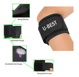 Protector de Codo de Neopreno U-BEST, Transpirable, con Cierre de Velcro, Protección Universal para Baloncesto, Todas las Temporadas - Product Image 4