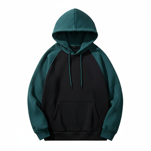 Womens Fleece <b>Hoodie</b> Contrast Color Pullover Sweatshirt for Autumn Winter OEM Custom Logo Supplier Premium Windproof <b>Hoodie</b> - Product Image 4