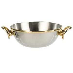 Accueil Hôtel Service du dîner Ustensiles Bols de soupe de luxe Finition nickelée Bol en métal de style unique Qualité standard - Product Image 5