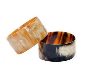 Anillo de servilleta de cuerno de búfalo Hotel Restaurante Mesa Venta más vendida Anillo de servilleta de cuerno hecho a mano - Product Image 5