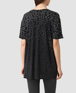 Camiseta Gráfica Extra Grande Personalizada para Mujer, 100% Algodón, Tallas Grandes, Fabricante, Logotipo Personalizado, Impresión por Serigrafía - Product Image 4