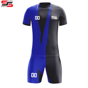 Sublimación personalizada más uniformes de fútbol de gran tamaño camisetas de fútbol equipos cosidos hombres conjuntos con logotipo bordado - Product Image 5