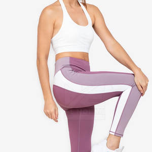 Mallas de Yoga de secado rápido transpirables de algodón 100% de cintura alta para mujer estilo de moda al por mayor personalizable hecho en Pakistán - Product Image 4