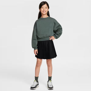 Sweat-shirt Boxy à col ras du cou 100% coton pour garçons et filles-décontracté doux et chaud pour l'hiver OEM Logo personnalisé imprimé écologique - Product Image 3