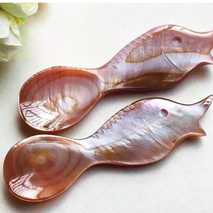 Cuillère à perles personnalisée Vente en gros Ensemble de cuillères en nacre pour dîner raffiné Dessert et présentation de caviar - Product Image 2