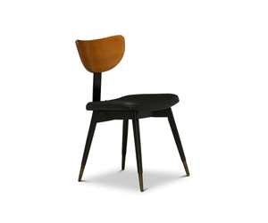 Lani Dining Chair Modern Scandinavian Design Solid Wood Non-Foldable for Indoor Outdoor Dining Home Office <b>Kitchen</b> Apartment Use - Product Image 1