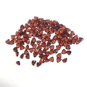 Piedras preciosas de granate rojo Natural certificadas por IGI, 3mm, 4mm, billones de facetas, grado AAA, semipreciosas para fabricación de joyas, calibradas sueltas - Product Image 1