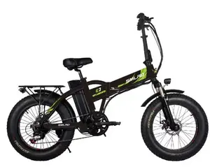 2023 Factory E3 Snow Mountain Folding E Bike 48V 500 W 13 AH 20*4 Inch Bicycle Foldable Fat Tire E Bike 7 Speed Electric Bicycle