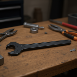 ประแจปากตายสีดำ 13 มม. รุ่น 894 พร้อมกุญแจสีขาว ความยาว 133 มม. เครื่องมือช่าง - Product Image 3