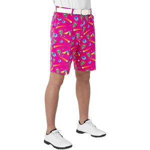 กางเกงขาสั้นกอล์ฟผู้ชายคุณภาพสูง เอวยางยืด ออกกำลังกาย ลำลอง วิ่ง ผ้าเนื้อดี เทคโนโลยีซับลิเมชั่น บริการ OEM - Product Image 4