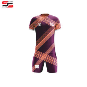 ชุดฟุตบอลพิมพ์ลายดิจิตอลพิมพ์ลายทั้งหมดผ้าโพลีเอสเตอร์ระบายอากาศได้ดีออกแบบได้ตามที่ต้องการ - Product Image 1