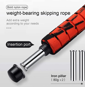 Cuerda de Saltar Ajustable con Peso, Mango de Espuma de Algodón, Cuerda para Saltar para Gimnasio, Entrenamiento Físico en Casa - Product Image 4