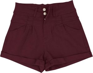 กางเกงยีนส์ขาสั้นเอวสูงสำหรับผู้หญิงกางเกงขาสั้นระบายอากาศได้ดี - Product Image 5