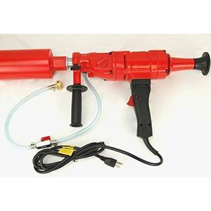 Perceuse à béton 4Z1 à 2 vitesses variables avec mandrin sans clé, livrée avec des forets de 1, 2, 3 et 4 pouces, alimentation CA - Product Image 5