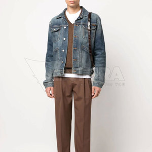 Top Fashion hommes Jeans vestes dernier High Street Style décontracté classique hiver vêtements Offre Spéciale marque Jeans veste pour homme - Product Image 4