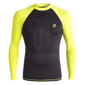 Camisas de compresión de LICRA/poliéster de último diseño para hombre, ropa deportiva personalizable transpirable de secado rápido - Product Image 1