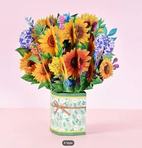 3D Pop Up การ์ดกระดาษดอกไม้ช่อดอกไม้การ์ดอวยพรของขวัญผู้หญิง<span class=keywords><strong>เจ้านาย</strong></span>เพื่อนผู้ปกครอง<span class=keywords><strong>วัน</strong></span><span class=keywords><strong>เกิด</strong></span>ครบรอบ - Product Image 4