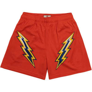 Pantalones cortos atléticos para correr para hombre de alta calidad Algodón poliéster sublimado gimnasio deportes Fitness playa baloncesto suelto servicio OEM - Product Image 1