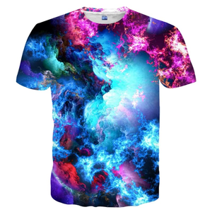 T-shirts décontractés pour hommes en coton 100% tricoté, style hip-hop, col en V, manches courtes, séchage rapide, respirant - Product Image 2