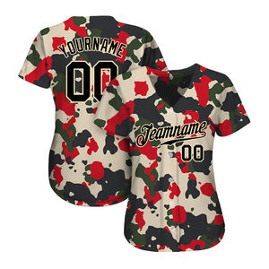 Meilleure vente d'uniformes de baseball pour hommes Maillot de baseball cousu à demi-manches avec nom et numéro d'équipe personnalisés - Product Image 2