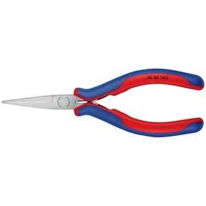 For KNIPEX Electronics Gripping Pliers 145 mm Overall Length Flat Jaws Shape 5 Multi-Component Handles - Product Image 3