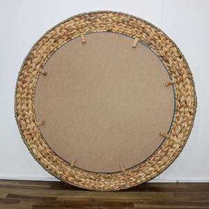 Artex Dong Thap Circular Natural <b>Vintage</b> Floor and <b>Wall</b> Hanging Decorative <b>Mirror</b> Durable Handmade Woven for Household and Shops - Product Image 2