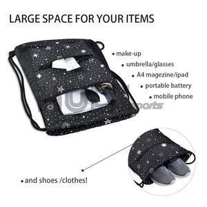 High Quality Polyester Draw <b>Drawstring</b> Sports Gym <b>Bag</b> <b>Waterproof</b> Custom Logo Fitness <b>Drawstring</b> <b>Bags</b> - Product Image 4