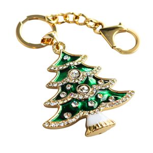 Porte-clés fantaisie personnalisé en métal avec strass pour Noël - Product Image 5