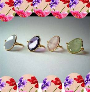 Anillo de Plata de Ley 925 de moda con Topacio Azul Hydro 8mm conjunto de bisel de piedras preciosas redondas tamaño EE. UU. 3-22 para anillo de Día de la República de boda - Product Image 3